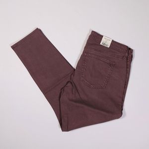 Big Star Brown Cropped Skinny Jeans